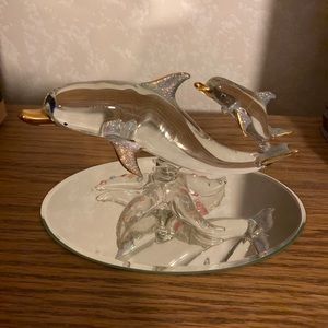 Glass dolphins